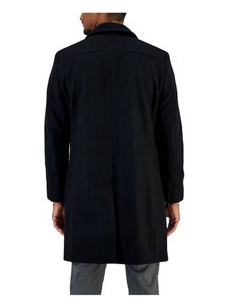 Nautica Mens Classic-Fit Double Breasted Wool Overcoat Coat 44 R
