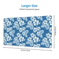 thumbnail image 2 of Sikiie Leaves And Flowers Mouse Pad, 16x29.5 Mousepad Desk Mat in Anti-Slip Rubber Mousepads Mat for Game Office Laptop Computer, 2 of 8
