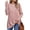 Pink, variant on Long Sleeve Shirts for Women Crew Neck Casual Tunic Tops Lightweight Pullover