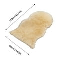 thumbnail image 2 of Area Rugs Sheepskin Soft Fuzzy Carpet Machine Washable Shag Throw Rugs for Nursery Bed Living Kids Room, 2 of 3