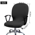 thumbnail image 3 of Stylish Computer Office Chair Cover, Oversized Desk Chair Cover Offers Easy Installation And Versatile Usage For Living Room And Office Settings, 3 of 6