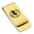 thumbnail image 1 of Stainless Steel Virgo Zodiac (Maiden) Classic Slim Money Clip Credit Card Holder, 1 of 2