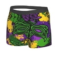 thumbnail image 2 of Kll Mardi Gras7 Men'S Cotton Boxer Briefs Underwear-Small, 2 of 9