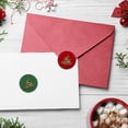thumbnail image 4 of Christmas Tree Wax Seal Stamp Merry Christmas Sealing Wax Stamps Star 30mm Vintage Removable Brass Head with Wood Handle for Wedding Invitation Xmas Thanksgiving Gift Packing for DIY, 4 of 9
