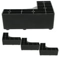 thumbnail image 2 of LOLIPPYY 4pcs Plastic Furniture Legs L-shaped Sofa Couch Legs Bed Replacement Legs, 2 of 7