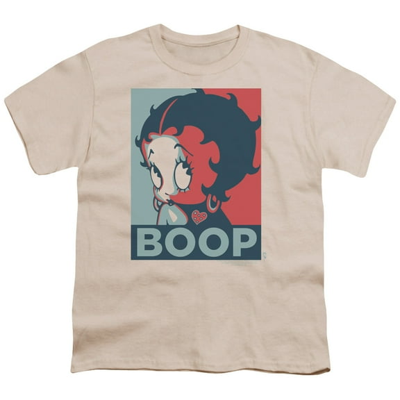 Betty Boop Boop S/S Youth 18/1 T-Shirt Cream