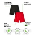 thumbnail image 2 of RBX Boys Athletic Shorts - 2 Pack Performance Mesh Jersey Gym Shorts with Elastic Waistband (8-16), 2 of 7