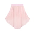 thumbnail image 4 of Vxuxlje Big Girls Chiffon Irregular Ballet Jazz Dance Dress Lyrical Studio Practice Modern Skirt Pink 12, 4 of 7