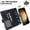Black, variant on ELEHOLD For Samsung Galaxy S26 Ultra Wallet Case with Magnetic Detachable Back Cover, PU Leather Shockproof TPU Card Pocket Cash Slot Cover Wireless Charging Compatible,Black