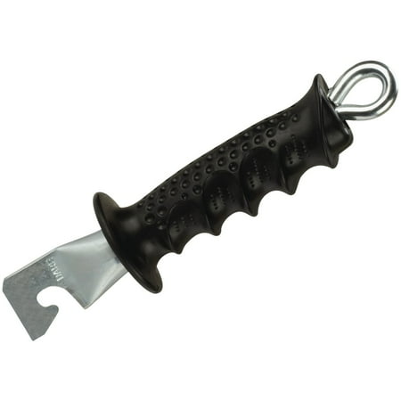 Dare Old Ironsides 4-1/2 In. Spring Black Rubber Electric Fence Gate Handle 1793