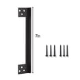 thumbnail image 3 of 1Pc Door Latch Guard Plate Outswing Door Security Protector Door Latch Shield Stainless Steel 7/11inch Home Improvement Decorat A Smile Home, 3 of 9