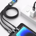 thumbnail image 4 of Cargador Seitruly Chip transparente 100W Triple con cable de 2 m, 4 of 6