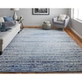 thumbnail image 6 of Feizy Edgemont Modern Abstract, Blue/Ivory, 3' x 5' Accent Rug Easy Care Stain Resistant Fade Resistant Casual Geometric Floor Rug for Living room Bedroom, 6 of 8