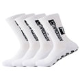 thumbnail image 1 of DEELLEEO 4 Pairs Of Non-Slip Athletic Socks For Soccer  Running  And Hiking, 1 of 1