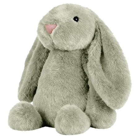 ValHome Easter Bunny Toys Bunny Stuffed Animal – 9.8 Cute Stuff Bunny Plush Toys Easter Basket Filler Rabbit Toy Huggable Pillow – Easter Basket Stuffer Birthday Gifts for Kids (Sage Green)