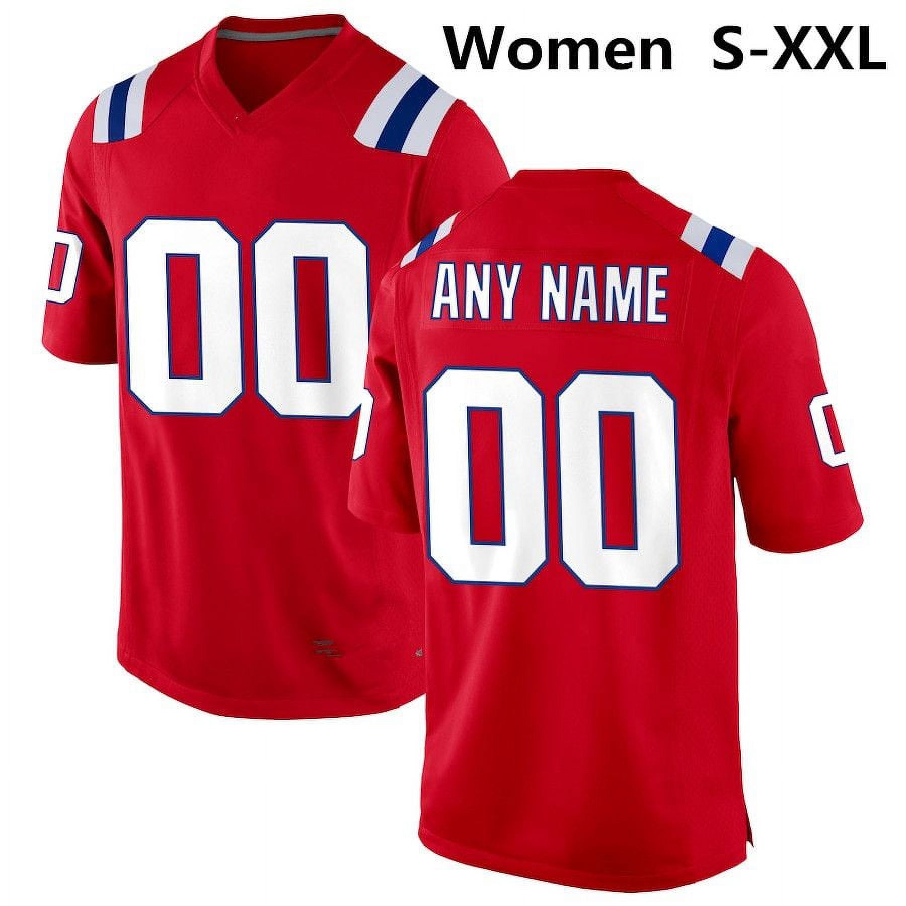 Football Jersey New englands patriots custom Men Women Youth Tom Brady Rob Gronkowski Jones Ezekiel Elliott Rhamondre Stevenson Kendrick Walmart