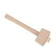 thumbnail image 1 of Martillo Para Trabajar La Madera, Pequeño, Ligero, Alta Dureza, Buena Practicabilidad, Fácil De Usar, Martillo De Madera De Carpintero De Haya Para El Hogar Para El Estudio De, 1 of 7