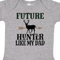 thumbnail image 4 of Inktastic Hunting Future Hunter Like Dad Boys or Girls Baby Bodysuit, 4 of 5
