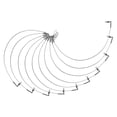 thumbnail image 3 of Invisible Underwater Fluorocarbon Fishing Leader Set 12 Pieces 20-80LB Test For Saltwater & Freshwater With Quick-Connect Snaps, 3 of 9
