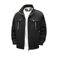 thumbnail image 3 of Casual Jackets for Men 2025 Long Sleeve Breathable Lightweight Stand Collar Zip Up Jacket with Pockets Outerwear Coat, 3 of 6