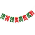 thumbnail image 2 of Christmas Decorations Luminous Flags Hanging Flags Decoration Scene Layout Lights Window Ambience Hanging Flags Christmas Tree Small Pendants Tree And Bells, 2 of 6