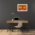 thumbnail image 3 of Illg, Cathy and Gordon 14x11 White Modern Wood Framed Museum Art Print Titled - Minnesota Close-up of pumpkins and autumn leaves, 3 of 4