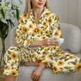 thumbnail image 6 of Sikiie Classical Cute Sunflower Women's Long-Sleeve Shirt and Full-Length Bottom Pajama Set (s-xxl)-XX-Large, 6 of 7