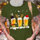 thumbnail image 4 of Camisetas Vintage para hombre, trajes navideños, ropa con gráfico de Papá Noel, ropa informal estilo Hip Hop con cuello redondo Extra grande para hombre, camisetas 2023, 4 of 4
