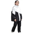 thumbnail image 1 of Combinaison de Pluie pour Enfants avec Capuche Sac à Dos Espace Légère Imperméable Réutilisable Filles Garçons Extérieur École Jeu, 1 of 8