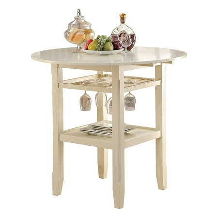 - ACME Tartys Counter Height Table, Cherry