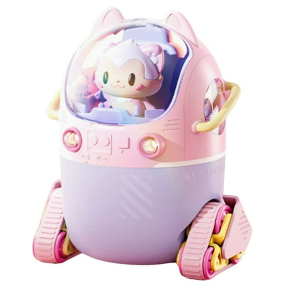 Portable Home Humidifier Office USB Cute Cartoon Tank Car 220ML Air Humidifier with LED Light