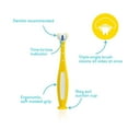 thumbnail image 4 of Frida Baby - SmileFrida - Toddler Triple-Angle Toothhugger Toothbrush Cleans All Sides at On - Yellow - 2+ Years, 4 of 7