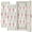 Color 2, variant on Coquette 2 Pcs School Locker Magnetic Wallpaper for Girls 12" x 36" Pink Peony Flower Bouquet Green Leaves Stripes Reusable Removable Locker Accessories Back to School Supplies