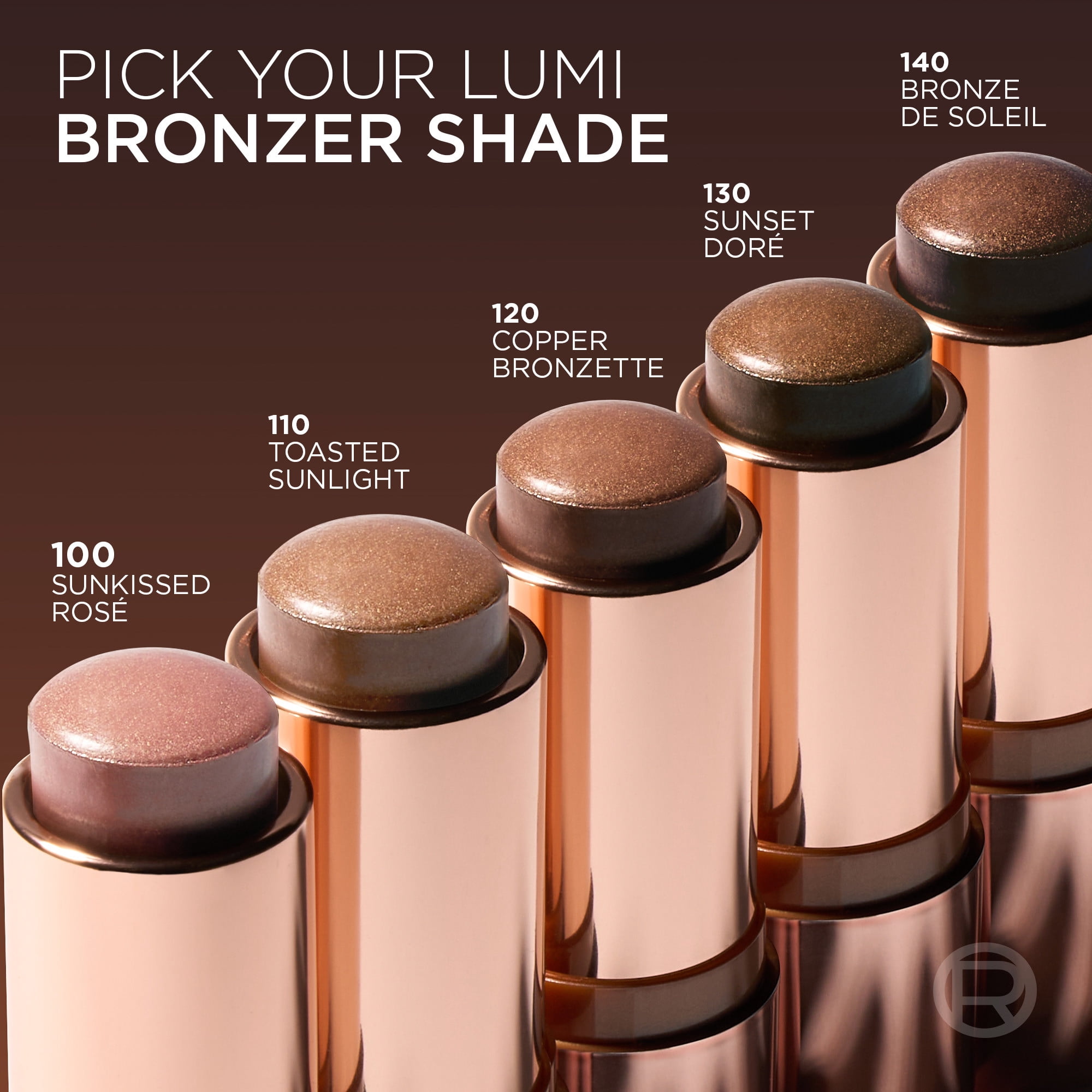 L’Oréal Paris Lumi Bronze Le Stick Soleil Bronzer, Copper Bronzette 120, 0.31 oz