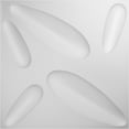 thumbnail image 5 of Ekena Millwork 19 5/8"W x 19 5/8"H Petal EnduraWall Decorative 3D Wall Panel, White, (50-Pack for 133.73 Sq. Ft.), 5 of 12