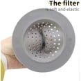 thumbnail image 1 of 2 Pack Kitchen Sink Drain Strainer, Silicone Food Sink Strainer, Drain, 1 of 2