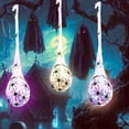 thumbnail image 2 of Wosthever 3 uds huevo de Halloween decoración colgante luz simulación desmontable ventana decorativa porche Club vacaciones Festival lámpara Kits de decoración para fiestas Cálido, 2 of 6