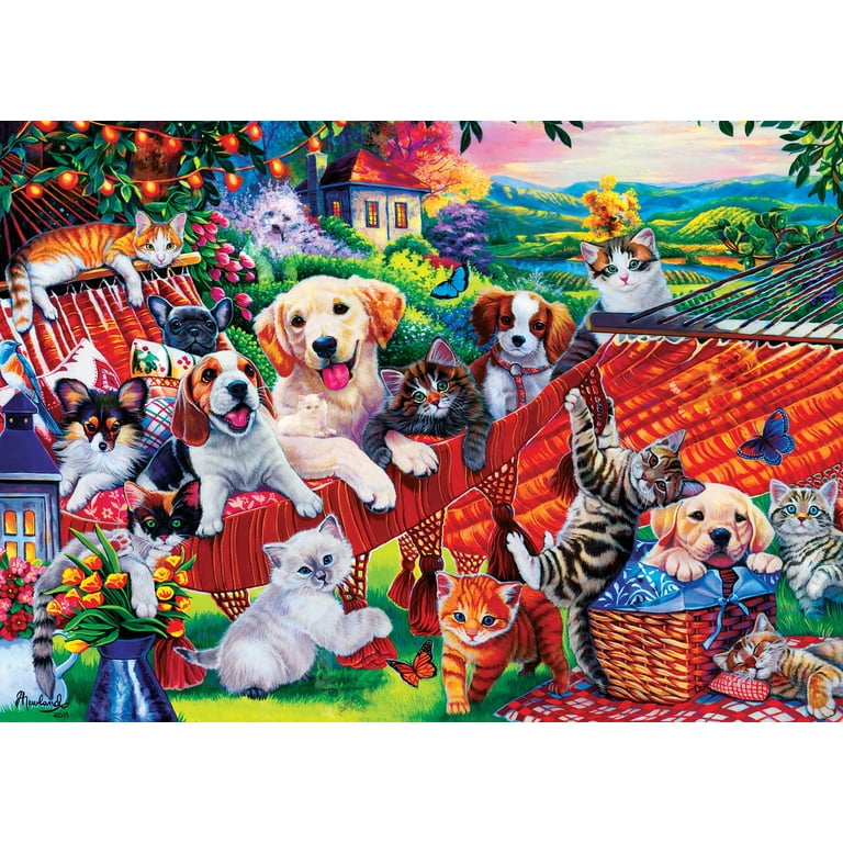 Glow in the Dark - A Lazy Afternoon 500 Piece Puzzle - Walmart.com
