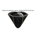 thumbnail image 2 of Hsqqdc Adult Tricorn Buccaneer Pirate Hat with Feather, Colonial Style for Renaissance Parties, 2 of 7
