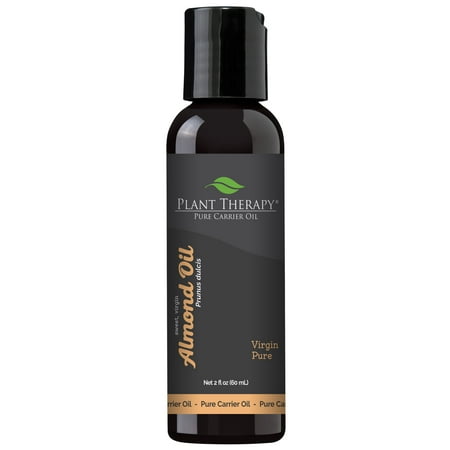 Plant Therapy Sweet Almond Oil | 100% Pure, Use For Natural Moisturizer, Massage & Aromatherapy Carrier Oil | 2