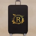 thumbnail image 1 of luggage cover Suitcase Dust Luggage Protective Cover for 18-32 Inch Wreath Letter Pattern series Trolley Case Elastic Dust Cover 8wreath R L, 1 of 6