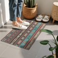 thumbnail image 4 of Brown Geometric Triangle Diamond Pattern Door Rugs,Washable Non Slip Door Mats Indoor,Decorative Door Mats,Entry Mat Indoor for Entrance,Bedroom,Kitchen,Bathroom,16"x24", 4 of 6