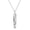 White Gold, variant on Cate & Chloe Tessa 18k White Gold Plated Bar Necklace with Swarovski Crystals, Gift for Women