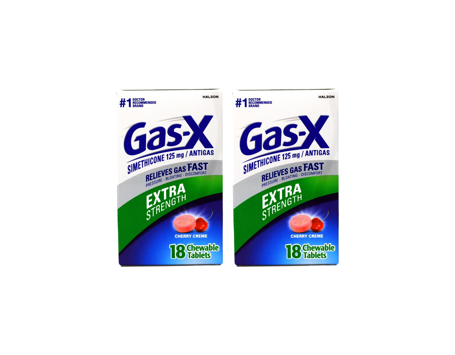 Gas-X Extra Strength Cherry Creme Chewable Tablets 54 Count