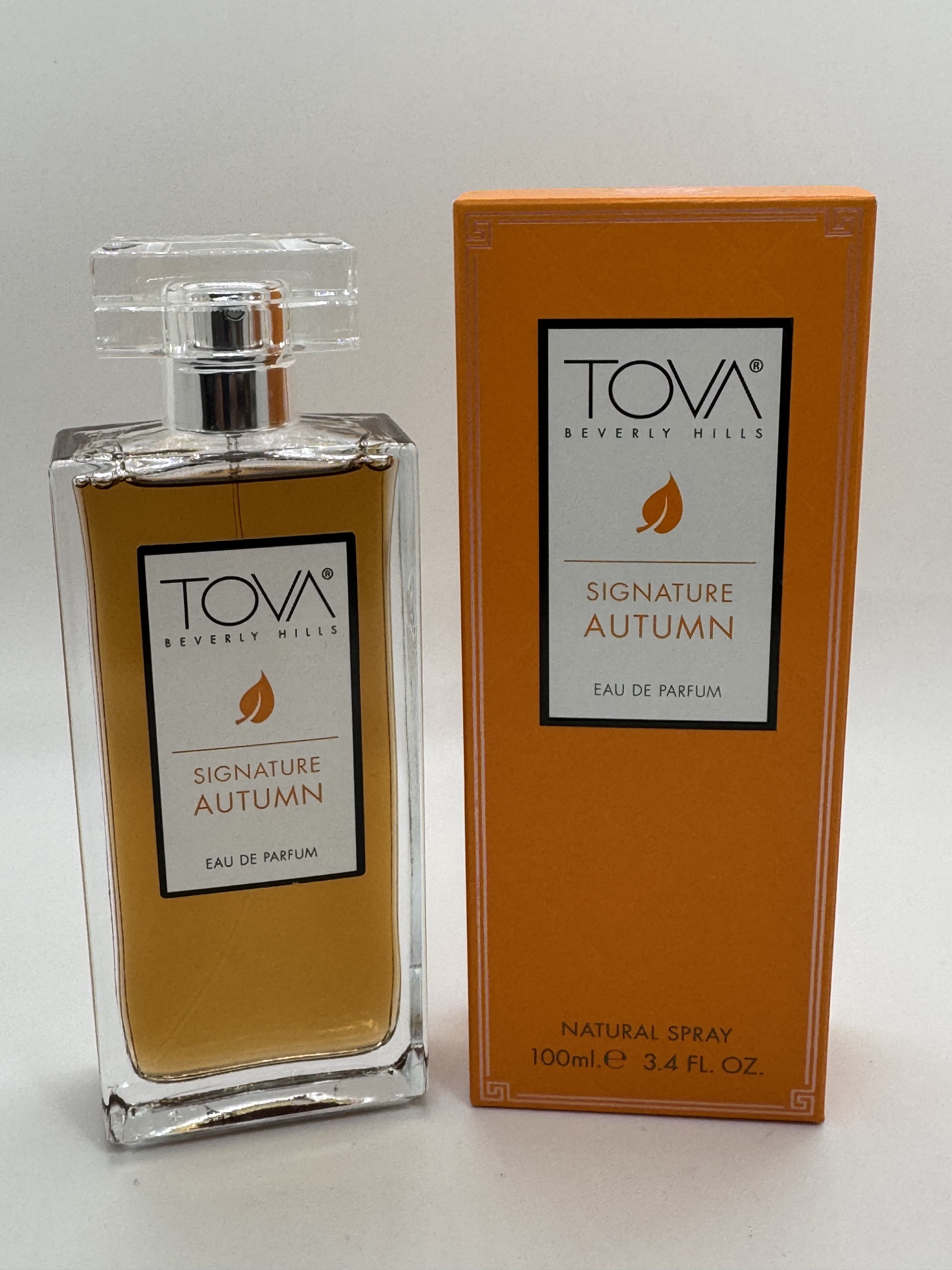 TOVA Signature Autumn Eau de Parfum, Floral Amber Scent, 3.4 fl oz