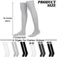 thumbnail image 2 of Calcetines hasta el muslo Aneco para mujer, 6 pares, calcetines cálidos, 2 of 6