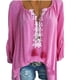 thumbnail image 4 of Costuras de encaje y camisas extraíbles de manga larga para mujer Irfora Verde 3XL, 4 of 4