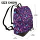 thumbnail image 2 of Fotbe Bright Purple Butterflies Mochila Bolso con Estampado para Mujer, Mochila Antirrobo de Nylon Impermeable, Bolsa Ligera de Hombro, 2 of 4