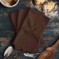 thumbnail image 6 of Brown Pure Color Kitchen Towels Set of 3, Water Absorbent Dish Towel, Aesthetics Contemporary Luxury Decorative Hand Towels - Quick Drying Cloth for Cooking Baking, 18x28 Inch, 6 of 8