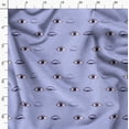 thumbnail image 3 of Soimoi Blue Fabric - By the Yard - 56 Inch Wide - Eyes Face Textile - Abstract and Artistic Patterns for Stylish Creations Printed Fabric, 3 of 6